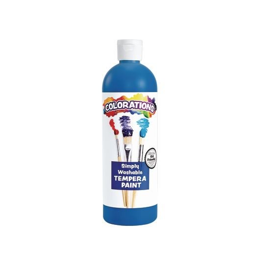 Colorations® Washable Tempera Paint 16oz - Blue