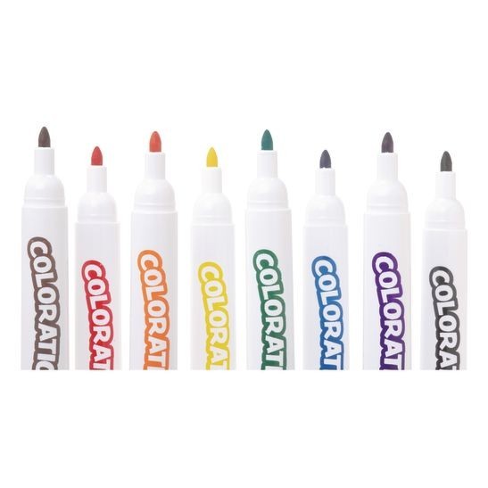 Colorations® Bullet Tip Whiteboard Markers - 8 colours, Set of 48