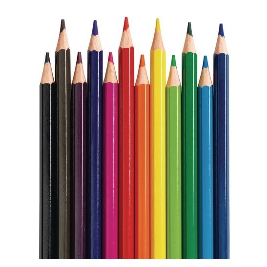 Colorations® Regular Colour Pencils - 12 colours, Set of 240