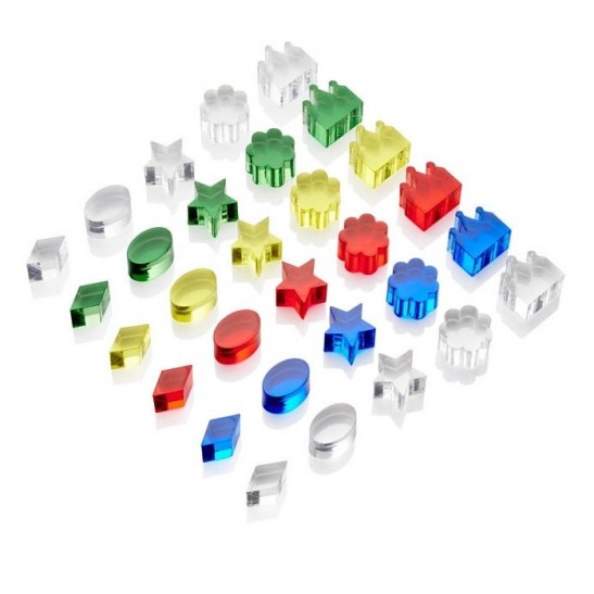 Colour Crystal Treasures - Pack of 30